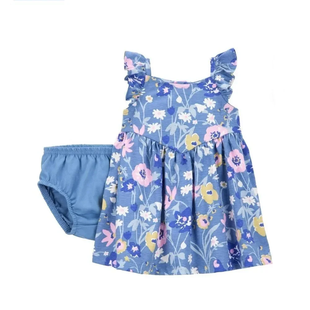 Disney Winnie The Pooh Baby Girl Romper & Summer Dresses 6-Piece Set Size 24M